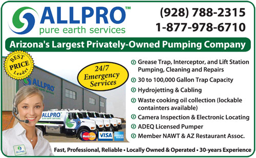 ALLPRO YP ad Grease Traps